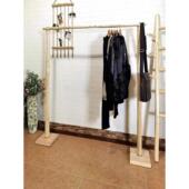 服装 店卧室中岛架落地展示架实木组合陈列架干树枝拱门ins风装 饰