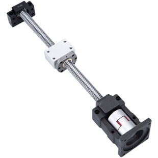 3205滚珠丝杆丝杠螺母套装直线导轨步进伺服电机一体座固定座模组