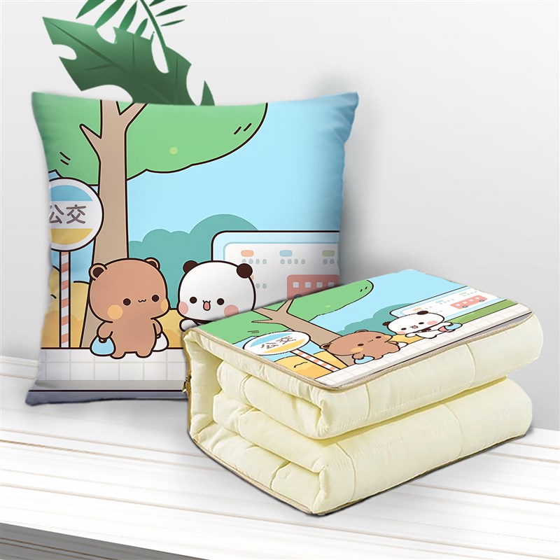 布布一二抱枕被子二合一两用办公室午休被汽车空调被子
