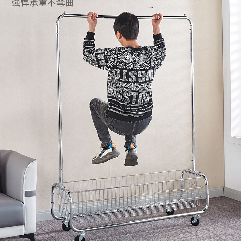 衣帽架挂衣架架子衣服铁艺落地简易家用多功能收纳简约