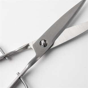 oakliving不锈钢柄厨房多功能剪刀家用韩式园艺剪刀食物烤肉夹