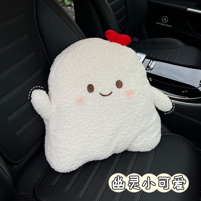 车载腰靠护腰靠垫卡通可爱座椅腰垫办公室车用司机腰托腰枕靠背垫
