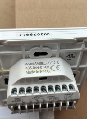 英国森威尔 SAS920FCT-2 中央空调温控器(风机盘管)替代803F-2