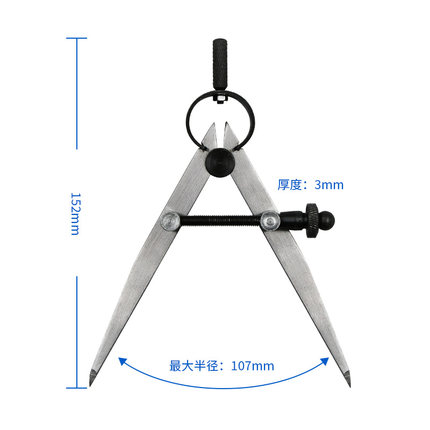 记工 diy牛皮革皮艺工具 快速调节间距规 碳钢画线规边线器压边器