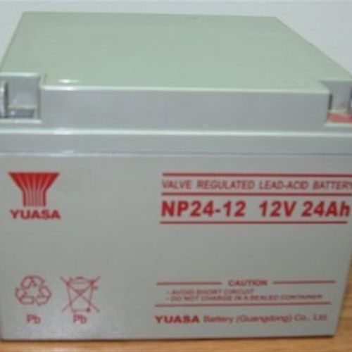 冲钻低价YUASA汤浅NP24-12 12V24AH电力设备 UPS电源用蓄电池