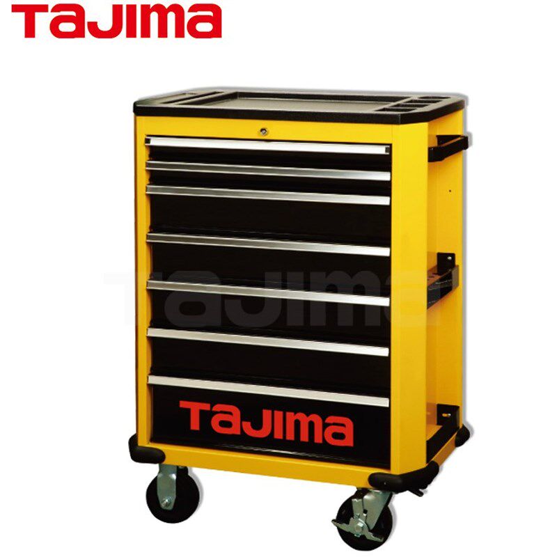 tajima/田岛7抽屉专业级工具车车内锁装置冷轧钢板抽屉箱EBR-400