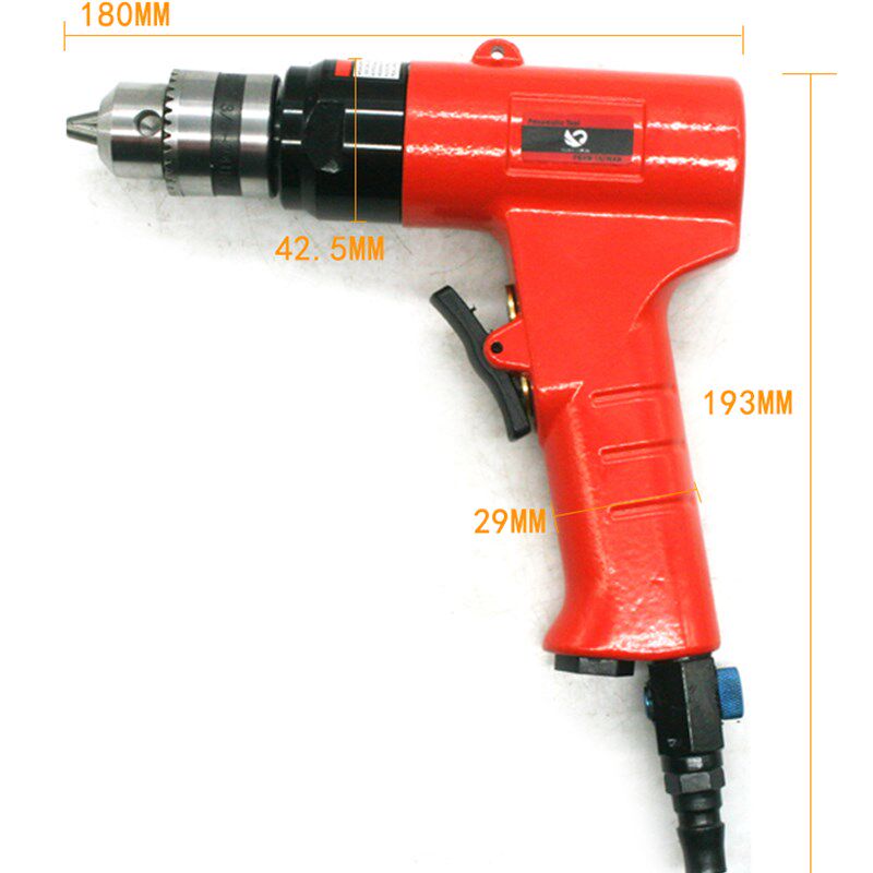 速豹6A风钻 气动手枪钻气钻 1/2攻牙机攻丝机钻孔机3/8搅拌机