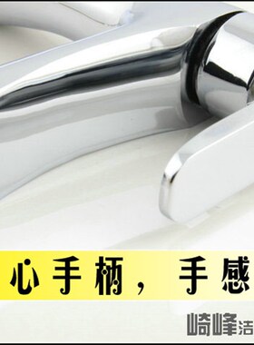 全铜面盆单冷水龙头洗手盆脸盆陶瓷盆单水龙头立式快开台下面龙头