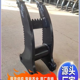 挖掘机翻地耙子多齿松土耙子勾机多功能挖机双钩挖山药翻地除草耙