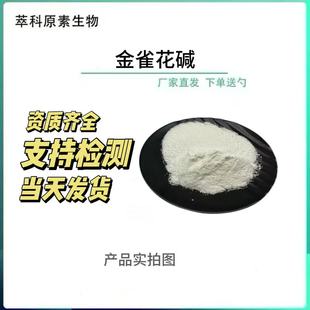 金雀花碱含量 苦豆子提取物 金雀儿碱粉 10g/袋起订 485-35-8