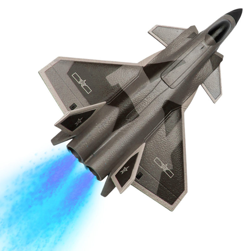 新款歼20遥控飞机J20模型涵道涡喷电动战斗歼击机无人机航模玩具