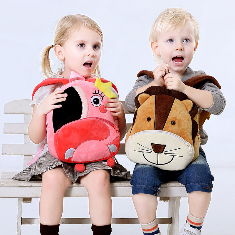 幼儿园小书包宝宝背包2-4岁可爱女男儿童小孩蜜蜂动物双肩包包