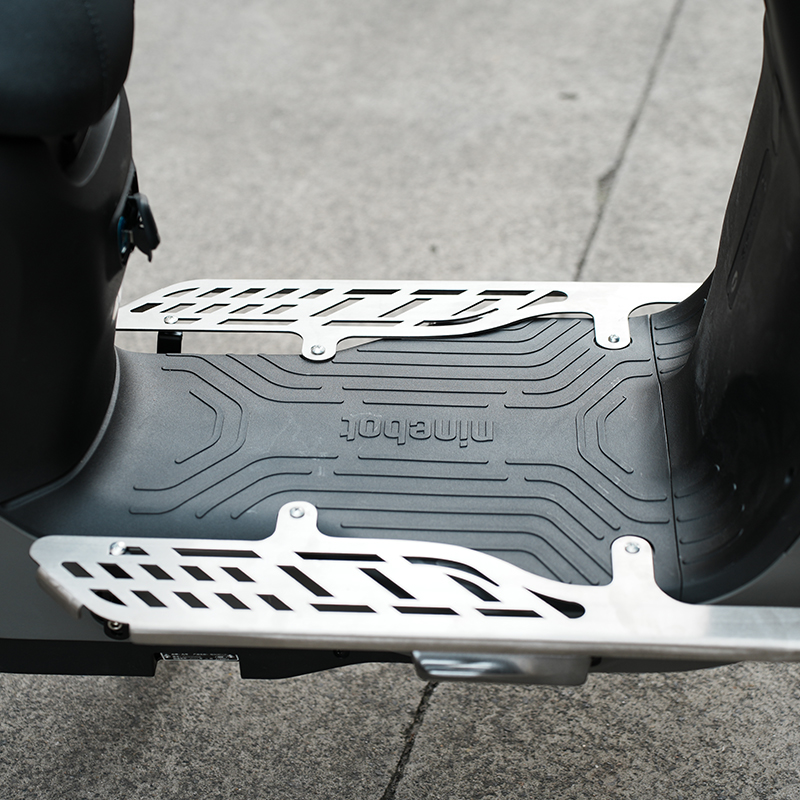 适配九号F30c电动车前置脚踏不锈钢加宽防水两件式拓展脚踏改装配