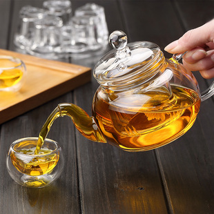 玻璃茶壶单壶耐高温加厚电陶炉烧水分离过滤家用煮泡茶器茶具套装
