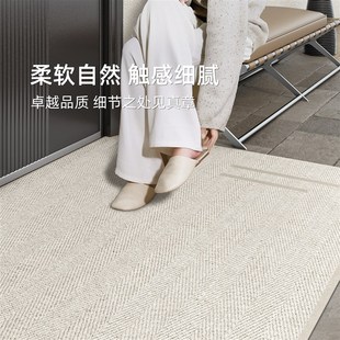 高级感pvc进门门口脚垫家用免洗可擦玄关垫子 入户门地垫2025新款