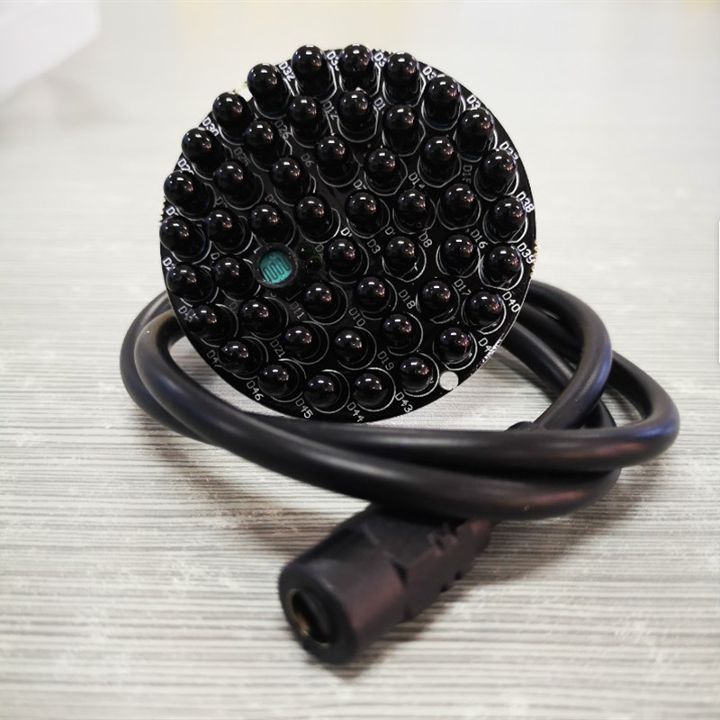 监控红外补光灯板 12V940不发光 48颗红外灯板无红曝肉眼不可见光
