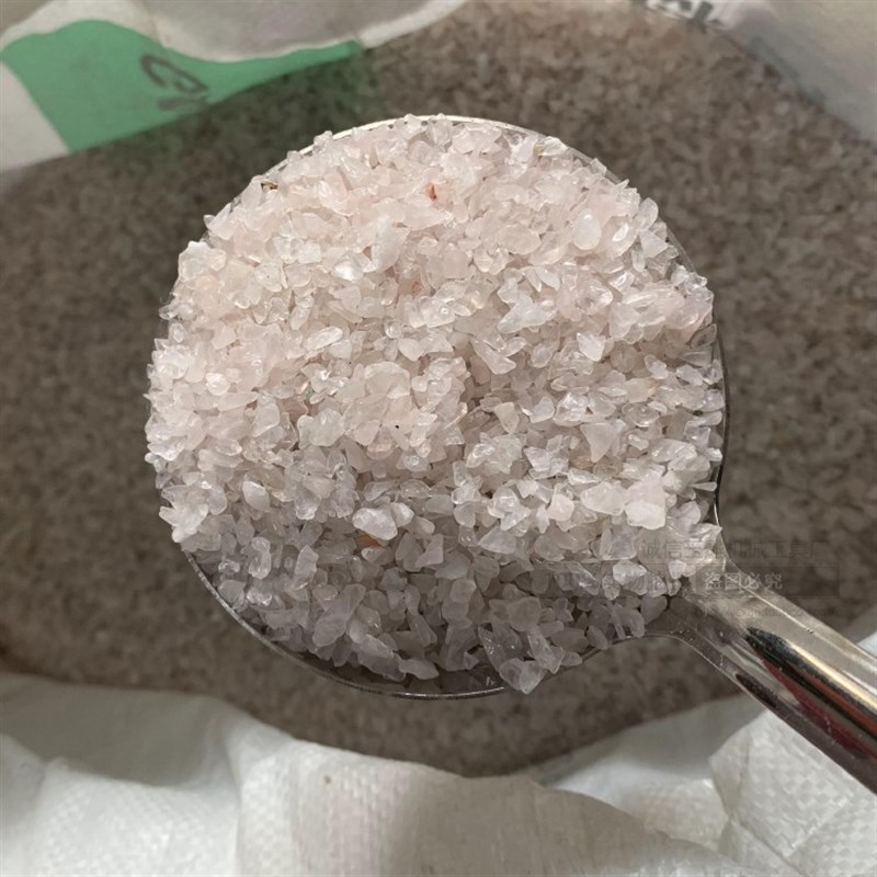 天然水晶石磨料耐磨粉晶优质精抛磨料震机研磨抛光碎石粒