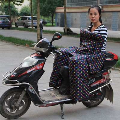 电动摩托车儿童挡风被成人踏板后座加绒冬季加厚保暖防水防寒护腿