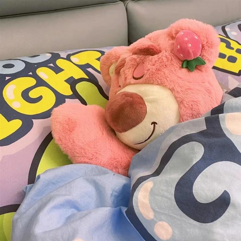 趴趴熊草莓熊公仔毛绒玩具抱枕娃娃玩偶睡觉抱情人节生日礼物女生