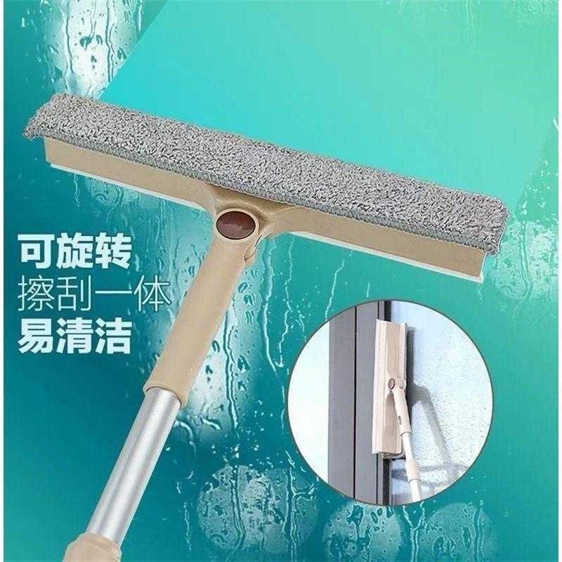 清洁高双面可伸缩杆可擦刮水器刮刷擦窗神器清洗擦玻璃器楼