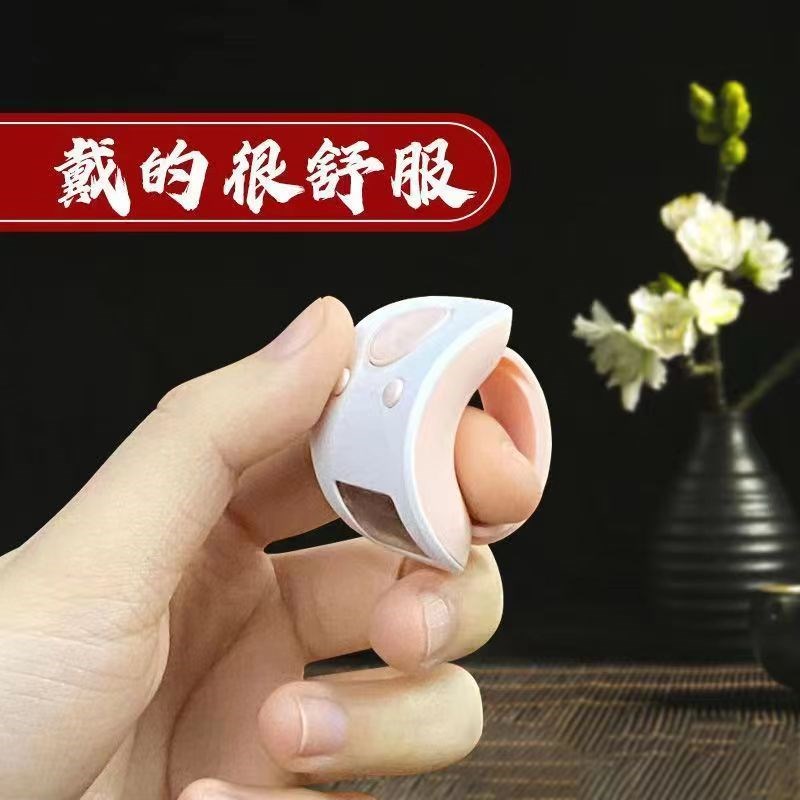 夜光计数器手按充电电子数显手动戒指记数器充电9通道点数器