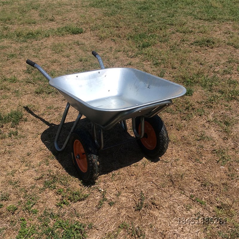 双轮车加厚双轮推车建筑用车农用手推车独轮小推车翻斗车拉货车