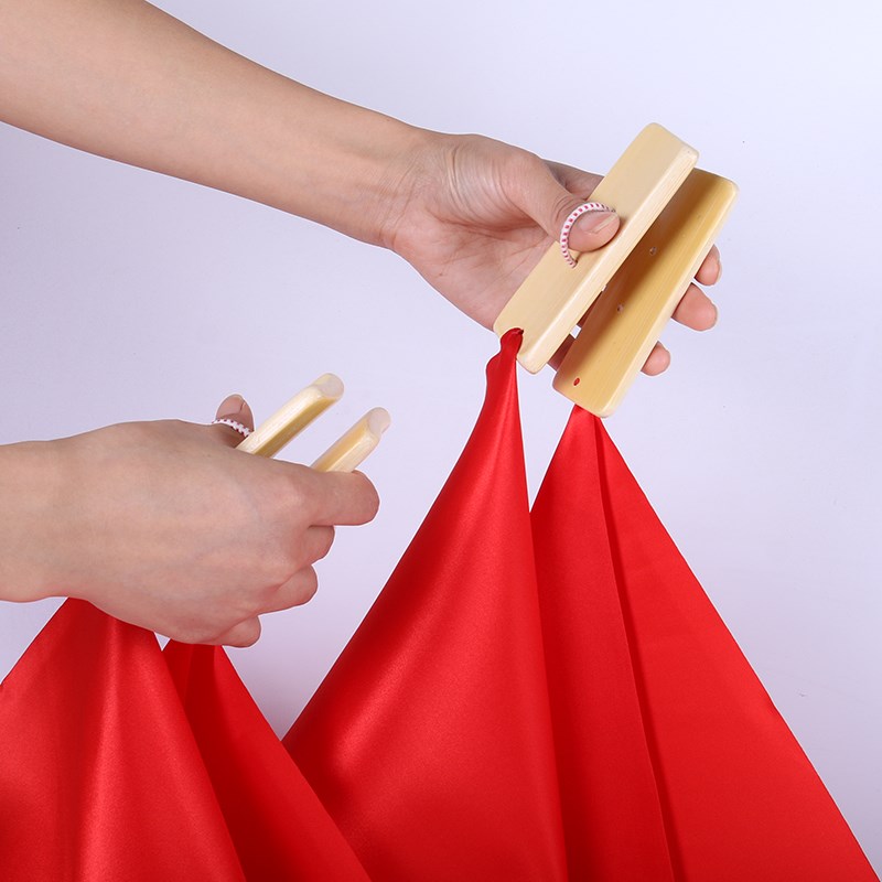 红绸快板儿童初学入门口才指板小学生幼儿园竹板成人响板乐器