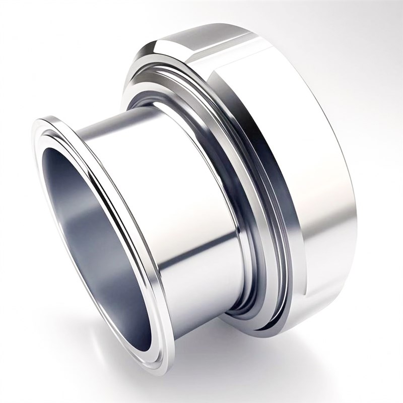 盼特304卫生级快装活接视镜不锈钢卡箍式圆螺纹人孔内视玻璃观察