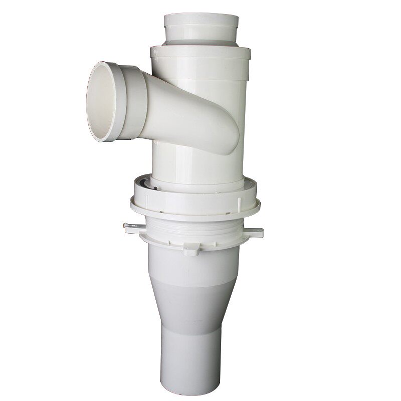 pvc排水管件可预埋带160积水处B理器 110旋流三通 内螺旋消音三通