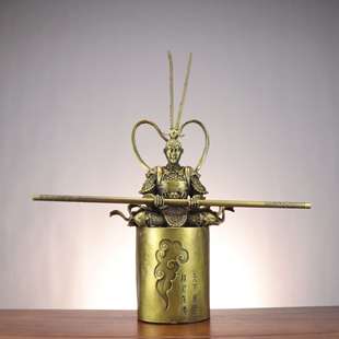 斗战胜胜佛家居装 静思大圣 饰铜摆件战斗圣佛 齐天大圣 铜孙悟空