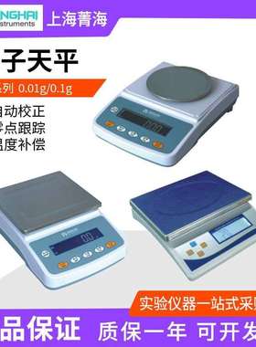 上海菁海 YP102N/YP301N/YP6001N精密电子天平秤0.01g/0.1g实验室