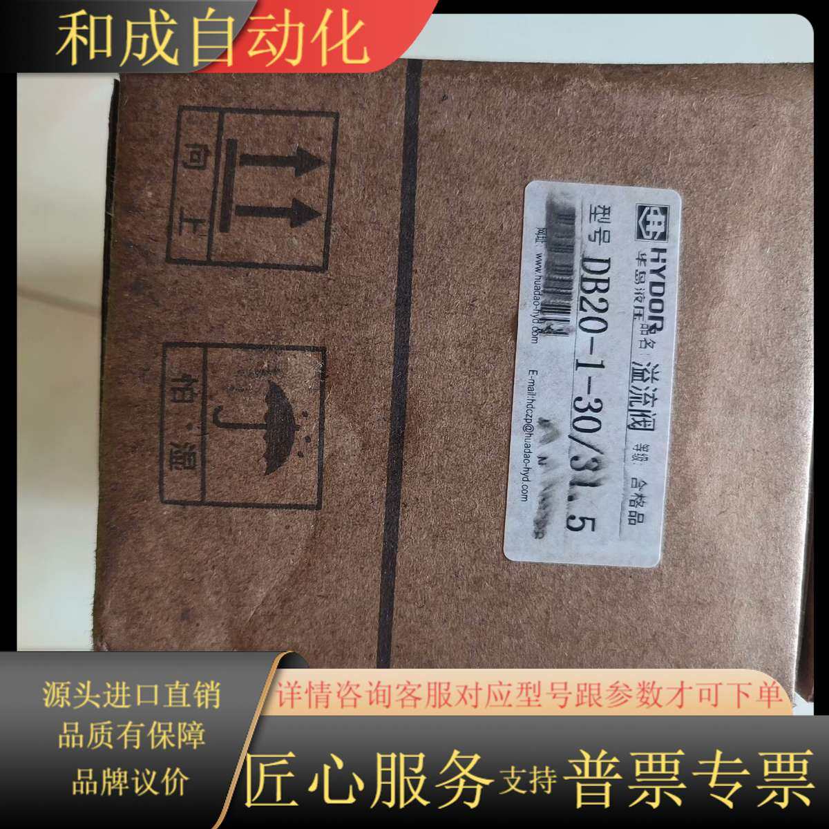 华岛液压DB20-1-30/31.5溢流阀，全新，