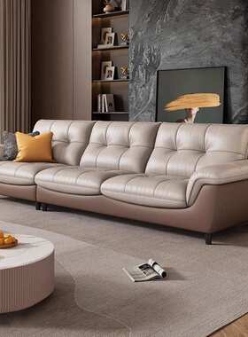 源头工厂价TXP2意式极简云朵沙发客轻奢头层全直排沙厂家直销