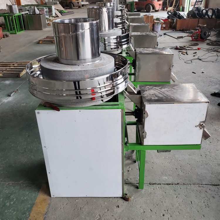 小型家用电动石磨电动豆浆石磨面粉石磨机五谷杂粮食品初加工石磨