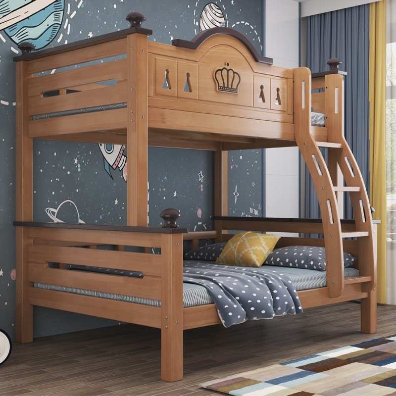 上下铺床全实木上下床双层床儿童高低小户型双人橡木子母两层二层