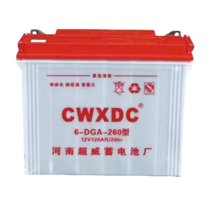 超威蓄电池6-DG-200型大容量维护加液铅酸电池12V90AH60斤全系列