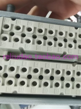 EPIC 连接器 10541000 公芯 H-A-16-SS 17-32 螺钉型 双排32针芯