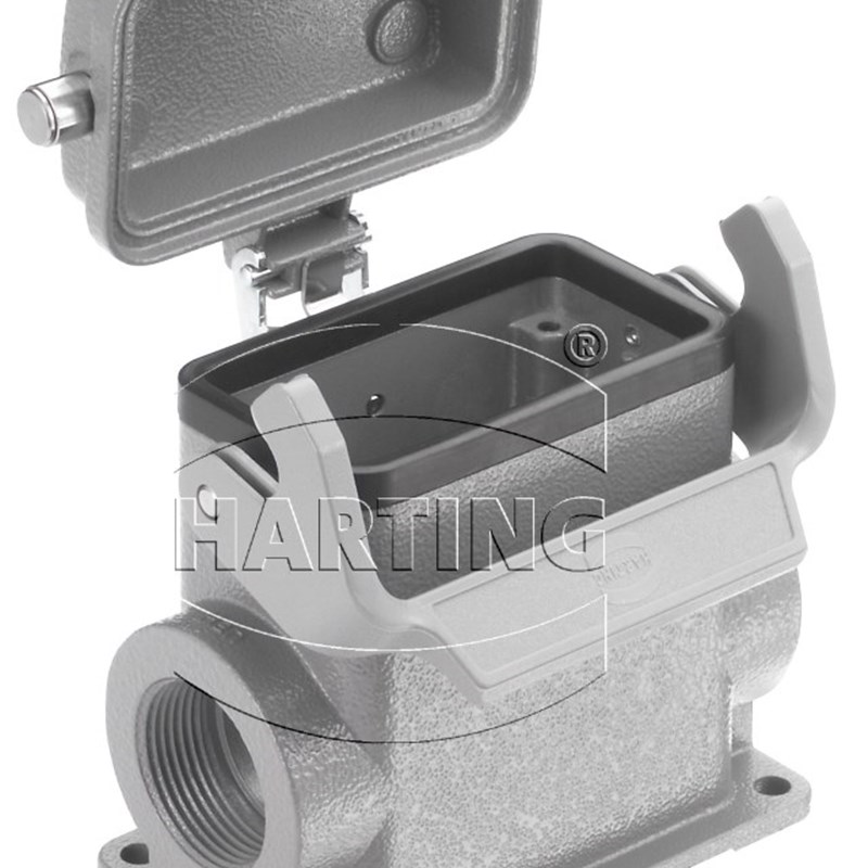 HARTING连接器09300102296高底座Han-10B-asg2-LB-K-16新哈丁原装