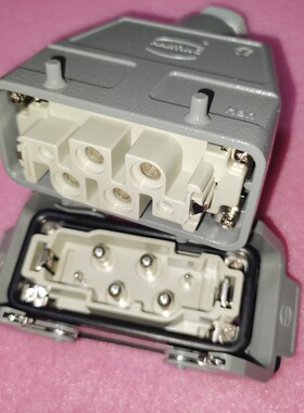 HARTING连接器09380062601公芯09380062701母芯80A原装HAN-K4/2MF