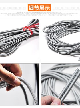 THM弹簧护套4/6/8MM尼龙管用保护套PAPU机床润滑油管耐压软管胶管