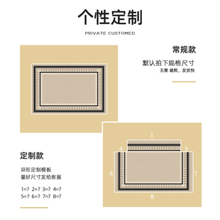 门垫轻奢脚垫门口玄关耐脏奶油风门垫入户门地垫防滑进门地毯家用