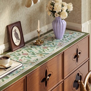 芙琳拉法式餐边柜台面垫电视柜盖布柜子防脏垫高级感防水防油柜垫