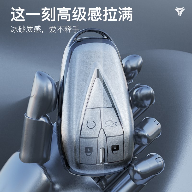 适用长安汽车钥匙套CS75/cs55plus逸动univ/unit扣CS35欧尚X7壳5