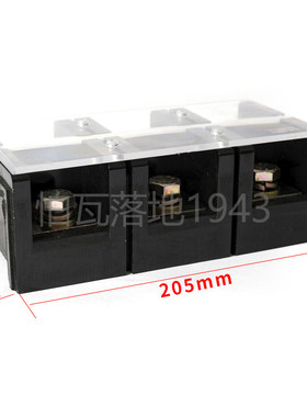 高品质TC-6003 (铜件) 3位/600A 大电流接线端子 接线排 柱连接器