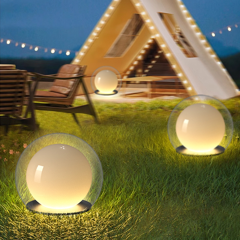 户外月球灯庭院氛围灯别墅露台月亮球月亮草坪灯花园装饰氛围地灯