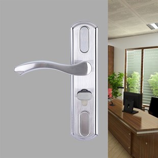 室内门锁孔距调节弹子插芯执手锁不锈钢房门锁可配5050双舌单舌