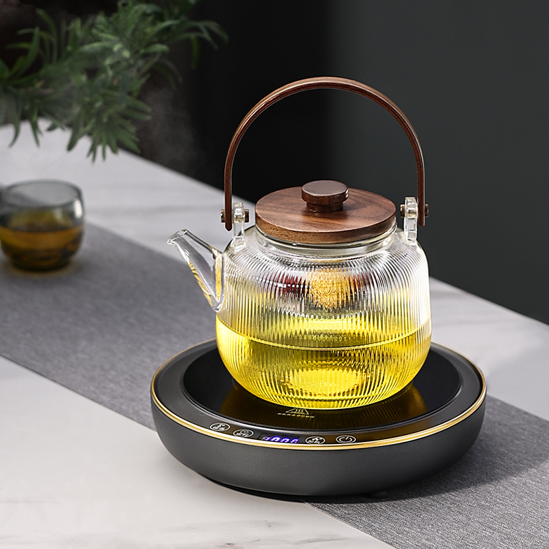 蒸汽喷淋式煮茶器玻璃煮茶壶家用全自动电磁茶炉泡茶机养生小茶炉
