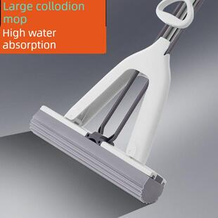 黄晓明代言M6对折式海绵拖把吸水地拖胶棉家用拖布免手洗拖布墩布