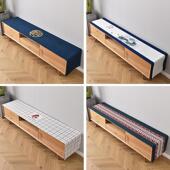 新中式 布艺电视柜茶几玄关盖布现代鞋 柜防尘盖巾可定制婚庆圣诞节