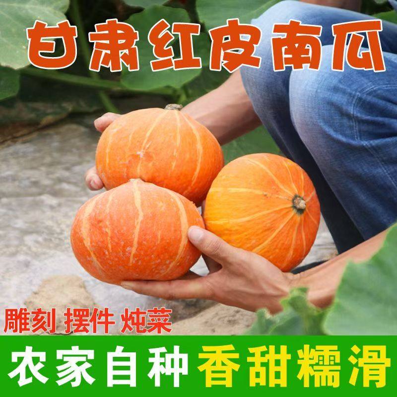 甘肃新鲜南瓜红皮金丝板栗味自种万圣节雕刻煲汤宝宝孕妇营养辅食,水产肉类/新鲜蔬果/熟食,南瓜,淘宝优惠券,粉丝福利购,淘宝优惠卷